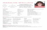 Marilyn Wallace Theatre Resume 2019 (w/headshot) · Jacob Brent/Kikau Alvaro/ Colin Lang Acting on Camera Clifford Milner Voiceover David Hodge Linklater Worshop Kristen Linklater