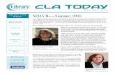 CLA Today - Connecticut State Library · 2018-10-23 · 4 CLA Today October/November 2018 Betty Anne Reiter, former CLA President, and director of the Groton Public Library, is retir-