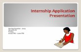 Internship Application Workshop - Pacifica Graduate Institutegeneral.pacifica.edu/clinical/Internship_Application_Presentation.pdfInternship Application Presentation Spring Quarter