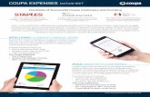 COUPA EXPENSES DATASHEETCOUPA EXPENSES Even in the mobile-first, millennial era, business travelers and Finance teams at many organizations struggle to create, submit, and review expense