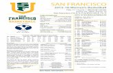 SAN FRANCISCO - BYU Cougars · 2015-16 Women’s Basketball Feb. 11 • 5 p.m. • Marriott Center Game 24 • WCC Game 13 San Francisco (14-9, 5-7) at BYU (20-4, 12-1) ... an impressive