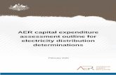AER capital expenditure assessment outline for electricity ... capex assessment outline f… · This outline summarises the AER's assessment approach of a distributor's total capital