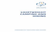 LIGHTWEIGHT CAMPING AND HIKING - Girl Guides …...Lightweight camping and hiking will teach you life skills such as independence and confidence in your own ability to look after yourself,