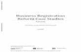 Public Disclosure Authorized Business Registration Reform ......Estonia Business Registration Reform 2 Acronyms, Abbreviations, and Definitions businesses entities in the Commercial