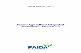 Farmer Agricultural Integrated Development Alliance Ltd. · 1 FARMER AGRICULTURAL INTEGRATED DEVELOPMENT ALLIANCE LIMITED CIN: U01110BR2012PLC019027 Registered Office: 605-B, Ashiana
