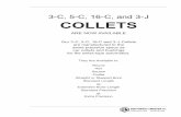 3-C, 5-C, 16-C, and 3-J COLLETS...The M/E-10, 3-C, 5-C, 16-C and 3-J collets are now available, manufactured with the same precision as our collets and bushings for the Swiss-Type