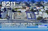 5211 - cbcblair.com · 5211 atlantic Avenue 9,439 SF IMPROVED LOT w/2,340 SF Building DEVELOPING ATLANTIC CORRIDOR. 52nd St. Atlantic Ave. ... This is the anchor project for the Atlantic