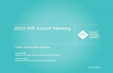 2019 IRP Kickoff Meeting - Microsoft...2018/05/30  · Scenario development System planning Next steps Meet and greet Public Participation and PSE IRP Charter Development May 30, 2018