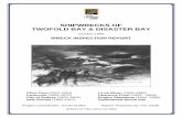 SHIPWRECKS OF TWOFOLD BAY & DISASTER BAY · SHIPWRECKS OF TWOFOLD BAY & DISASTER BAY October,1996 WRECK INSPECTION REPORT Olive Cam (1920-1954) Ly-ee-Moon (1859-1886) Lanercost (1865-1872)