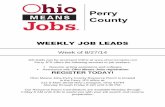 Week of 8/27/14 - Perry JFS company profile New Lexington, OH View Map ASST STORE MGR, 508 EAST MAIN STREET, JUNCTION CITY OH Are you ready for an exciting career move? We're a fast