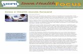 Iowa e-Health moves forward - COnnecting REpositories · Iowa e-Health moves forward ... consider randomness as an explanation of events. In fact, ... According to the recently released