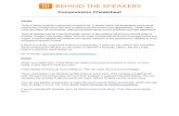 Compression Cheatsheet - Behind The Speakers · 2019-06-28 · Compression Cheatsheet Vocals Think of attack time as a consonant-control knob. A slower attack will emphasize consonants,