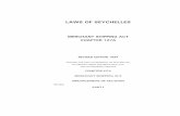 Merchant Shipping Act 1994 - FSA | Seychelles · 2018-12-06 · laws of seychelles merchant shipping act chapter 127a revised edition 1994 printed for the government of seychelles