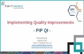 PIP QI - TRAIN-IT-MEDICAL · 2020-04-17 · Practice Incentives Program Guidelines Eligibility for the PIP Data Analytic Systems CAT4 Recipes Topbar video Polar Learning & Support