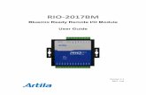 RIO-2017BM User Guide V1.1 - Artila · 2017-07-31 · RIO-2017BM User Guide ARTILA 16 5. Connect to Watson IoT Platform & Work with Node-RED Securely connect the RIO-2017BM device