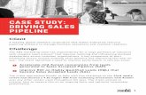 Case Study: Driving Sales Pipeline - Rombii · 2019-11-23 · Accelerate mid-funnel conversions from leads generated to Sales Accepted Pipeline (SAP) Improve ROI on Highly Qualified