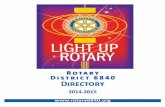 Rotary District 6840 Directory - clubrunner.ca€¦ · Brian was born and raised in Jackson, MS. Brian received a Bachelor’s Degree in Accounting from Mississippi College in Clinton,