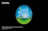 2019 Deloitte Renewable Energy Seminar · 2020-04-02 · 2019 Deloitte Renewable Energy Seminar. Powering a bright future. October 2 -4, 2019
