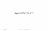 Symmetry in 2D - Services & Ressourcenn.ethz.ch/~nielssi/download/4. Semester/AC II/Unterlagen... · 2013-04-24 · Symmetry The techniques that are used to "take a shape and match