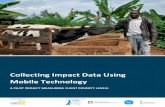 Collecting Impact Data Using Mobile Technology · 2019-05-14 · COLLECTING IMPACT DATA USING MOBILE TECHNOLOGY ... sharing ideas, insights, and lessons learned. Grassroots Business