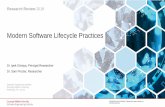 Modern Software Lifecyle PracticesResearch Review 2018 FY 19–21: Evolving DoD Software Affordably [2] Refactoring assistant CMU SEI Approach 1. Formalize the evolutionary goal, and