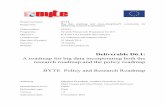 D6.1 BYTE Policy and Research roadmap FINAL...D6.1: Policy and research roadmap BYTE project 4 EXECUTIVE SUMMARY This document presents the BYTE big data roadmap to capture the economic,