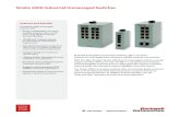 Stratix 2000 Industrial Unmanaged ... - Distribuidor Rockwell · Rockwell Automation unmanaged switches offer a compact, solution for small applications requiring reliable network