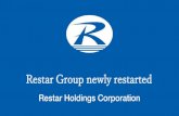 Restar Group newly restarted · (Application of the Equity method) “ was released on May 13, 2019. *Amortization of goodwill and amortization of intangibles by merger are included