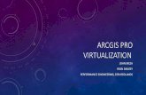 ArcGIS Pro Virtualization - Esri€¦ · VIRTUALIZATION PRESENTATION PIPELINE ON-PREMISE VM Nvidia GRID Manager l Nvidia GRID cards Client Machine 1. 2. 3. Graphics Decode & Rendering