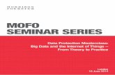 MOFO SEMINAR SERIES · Alistair\爀屲According to the TechAmerican Foundation, Big Data is characterized by three factors: volume, velocity, and variety\ഺ \爀屲Volume: The sheer