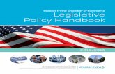 Greater Irvine Chamber of Commerce Legislative Policy Handbook · Greater Irvine Chamber of Commerce Legislative Policy Handbook 2018/2019 36 Executive Park, Suite 100, Irvine, CA