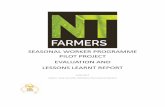 SEASONAL WORKER PROGRAMME PILOT PROJE T EVALUATION … · Seasonal Worker Programme NT Pilot Project Evaluation and Lessons Learnt Report 3 About the Author Aisla onnolly, is a qualified
