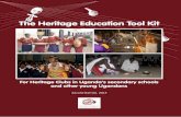 The Heritage Education Tool Kit - INTO - The International ... · value of cultural heritage in present times. It contains activities for youth to explore issues related to personal