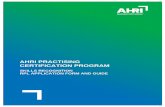 AHRI PRACTISING CERTIFICATION PROGRAM · AHRI Practising Certification Program Skills Recognition – RPL Application Form and Guide 4 | Page V5.0 APC Skills Recognition RPL AHRI