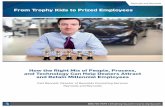 From Trophy Kids to Prized Employees · 2018-11-21 · Millennials and Dealerships: The Employment Discussion Statistics show the number of Millennial employees in the dealership