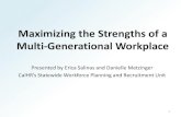 Maximizing the Strengths of a Multi-Generational Workplace · •Know your workforce •Bridge the generation gap •Maximize generational strengths to accomplish workforce planning