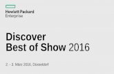 Discover Best of Show 2016 - Hewlett Packard Enterprise · 7 Ponemon Cost of Cyber Crime Study 2015 Ponemon Cost of Cyber Crime Study 2012. ... it costs 30x more than during design.