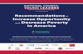 Recommendations to Increase Opportunity ... · The Philadelphia Youth Network • YouthBuild USA Mikva Challenge March 2018. ... ing adult mentors and role models, a positive peer