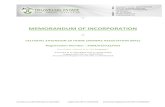 MEMORANDUM OF INCORPORATION - This Memorandum of Incorporation was adopted by Special Resolution of
