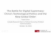 New Global Order - DECODE Zhao_Keynote.pdf · New Global Order Yuezhi Zhao Canada Research Chair in Political Economy of Global Communication October 16, 2018. 2 ... 2016 INTERNET