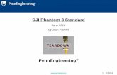 If it is a teardown, remove the confidential note, delete ...DJI Phantom 3 Standard June 2016 by Josh Parmet PennEngineering® Title Slide – Do Not Remove Enter the Name and Model