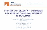 INFLUENCE OF CRACKS ON CORROSION INITIATION OF CORROSION RESISTANT REINFORCEMENT · 2018-11-16 · INFLUENCE OF CRACKS ON CORROSION INITIATION OF CORROSION RESISTANT REINFORCEMENT