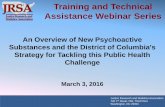 Training and Technical Assistance Webinar Series · 2017-10-06 · Training and Technical Assistance Webinar Series Justice Research and Statistics Association . 720 7. th. Street,