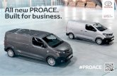 All new PROACE. Built for business.€¦ · Family to the luxurious seven-seat VIP model. All provide easy access with sliding side doors and a full-depth tailgate. Equipment specifications