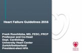 Heart Failure Guidelines 2016 - swisscardio.ch · Heart Failure Guidelines EHJ / EJHF 201627.06.2016 11 / PATIENT WITH SYMPTOMATIC HFrEF Heart Failure Guidelines EHJ / EJHF 2016