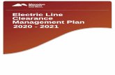 Electric Line Clearance Management Plan 2020 2021€¦ · Electric Line Clearance Management Plan Doc. No: ECLMP 3.3 Rev. Date: March 2020 Uncontrolled if printed Printed on: 30-Mar-20