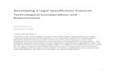 Developing a Legal Specification Protocol: Technological ...€¦ · Developing a Legal Specification Protocol: Technological Considerations and Requirements LSP Working Group Draft