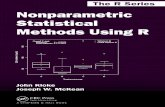 Nonparametric Statistical Methods Using R...Nonparametric Statistical Methods Using R, John Kloke and Joseph W. McKean Displaying Time Series, Spatial, and Space-Time Data with R,