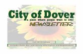 Page Contents - City of Dover, Delaware · Sept. 6 –Trash pick up will resume on Tuesday Sept. 7th with Mon-days trash pick up taking place on Tuesday as well as the regular trash