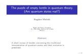 The puzzle of empty bottle in quantum theory. (Are quantum ...wgmp.uwb.edu.pl/wgmp35/slides/Mielnik.pdf · The puzzle of empty bottle in quantum theory. (Are quantum states real?)